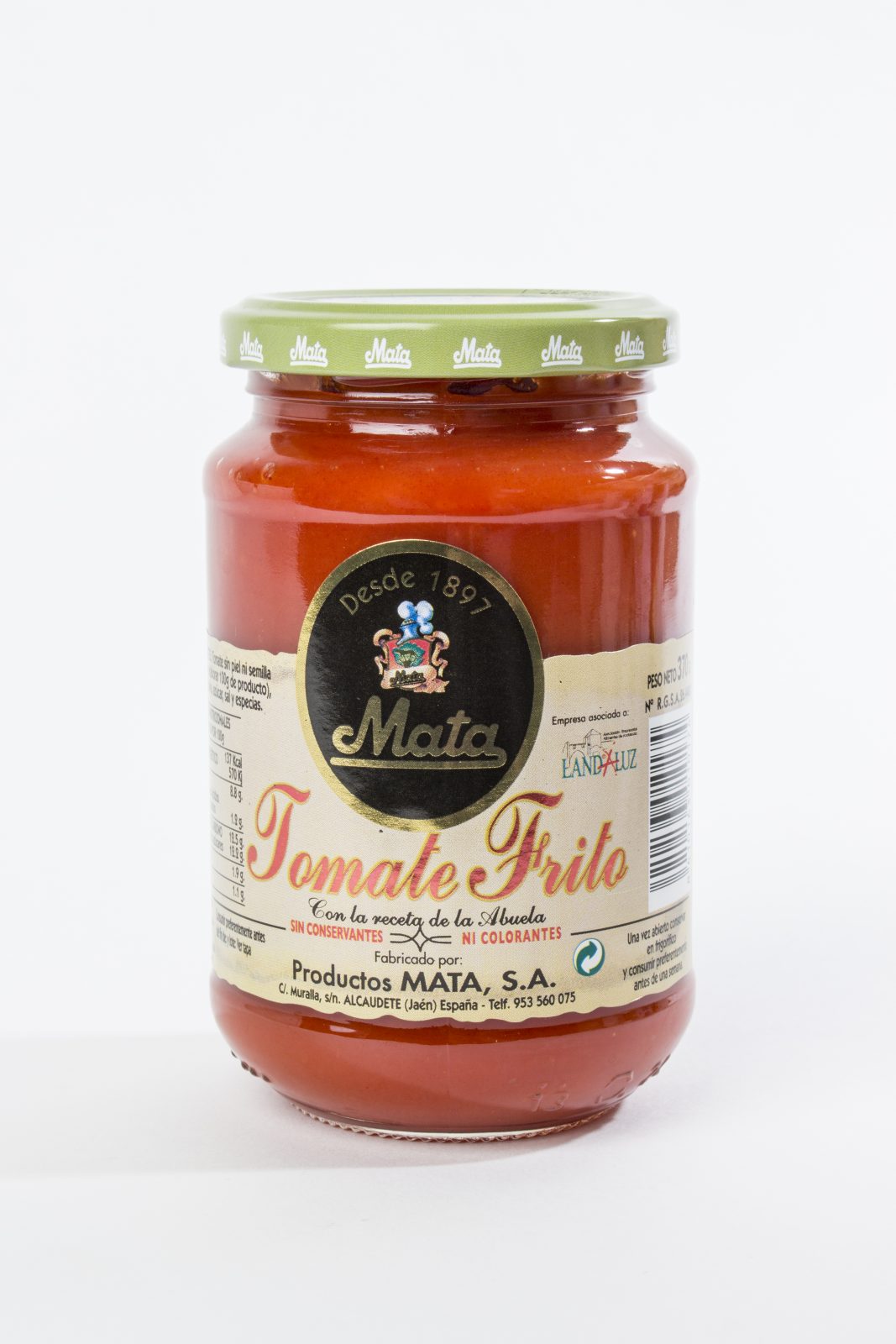 Tomate MATA Frito con la receta de la abuela – Sin conservantes ni colorantes.