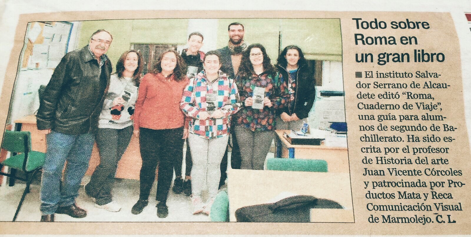 Todo sobre Roma. Un gran libro que patrocina Productos Mata.