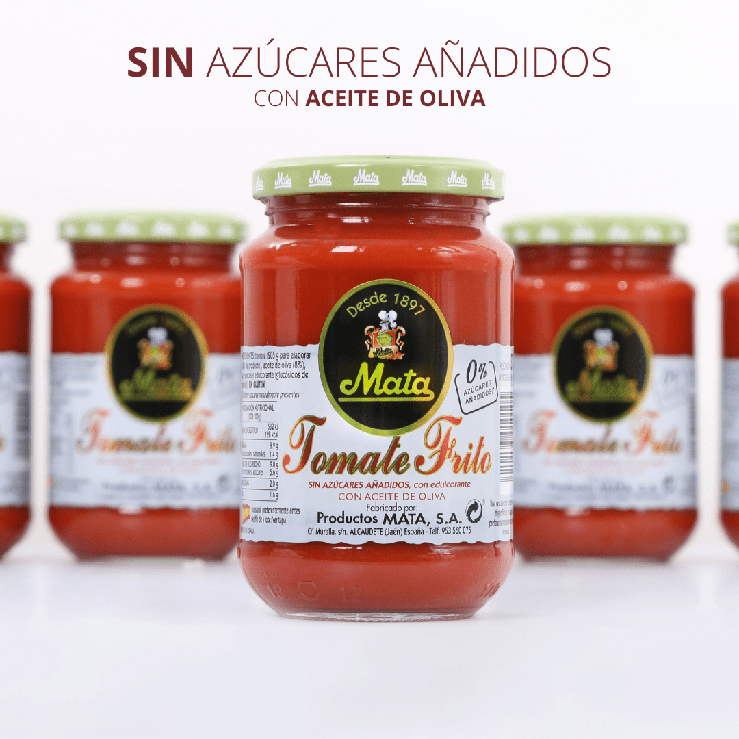 Tomate Frito Mata Sin Azúcares Añadidos