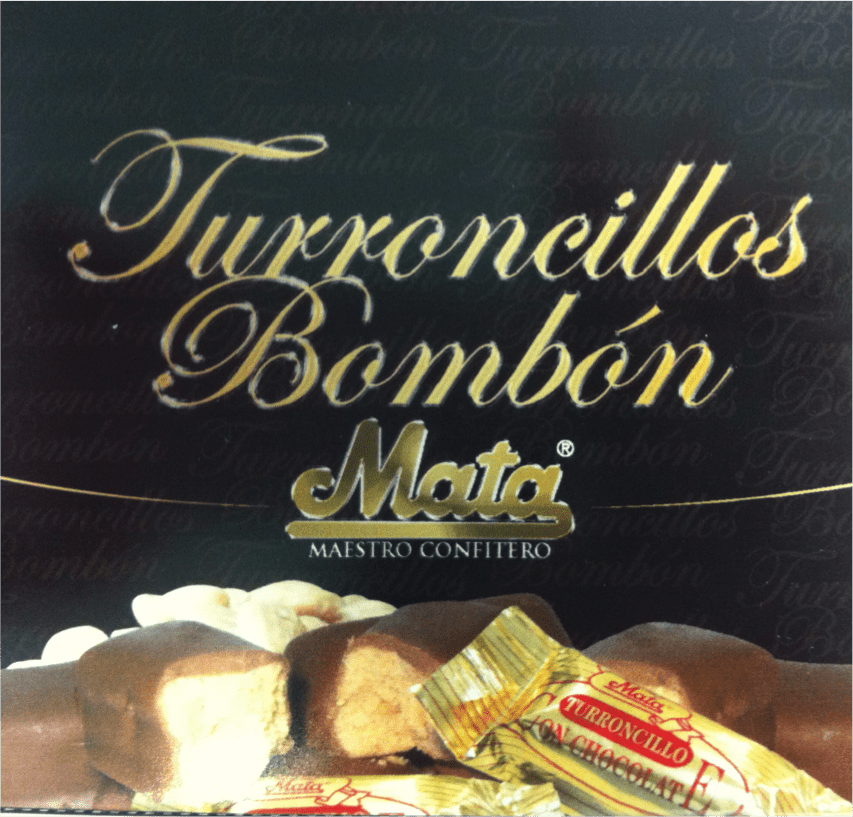 Turroncillos con Chocolate